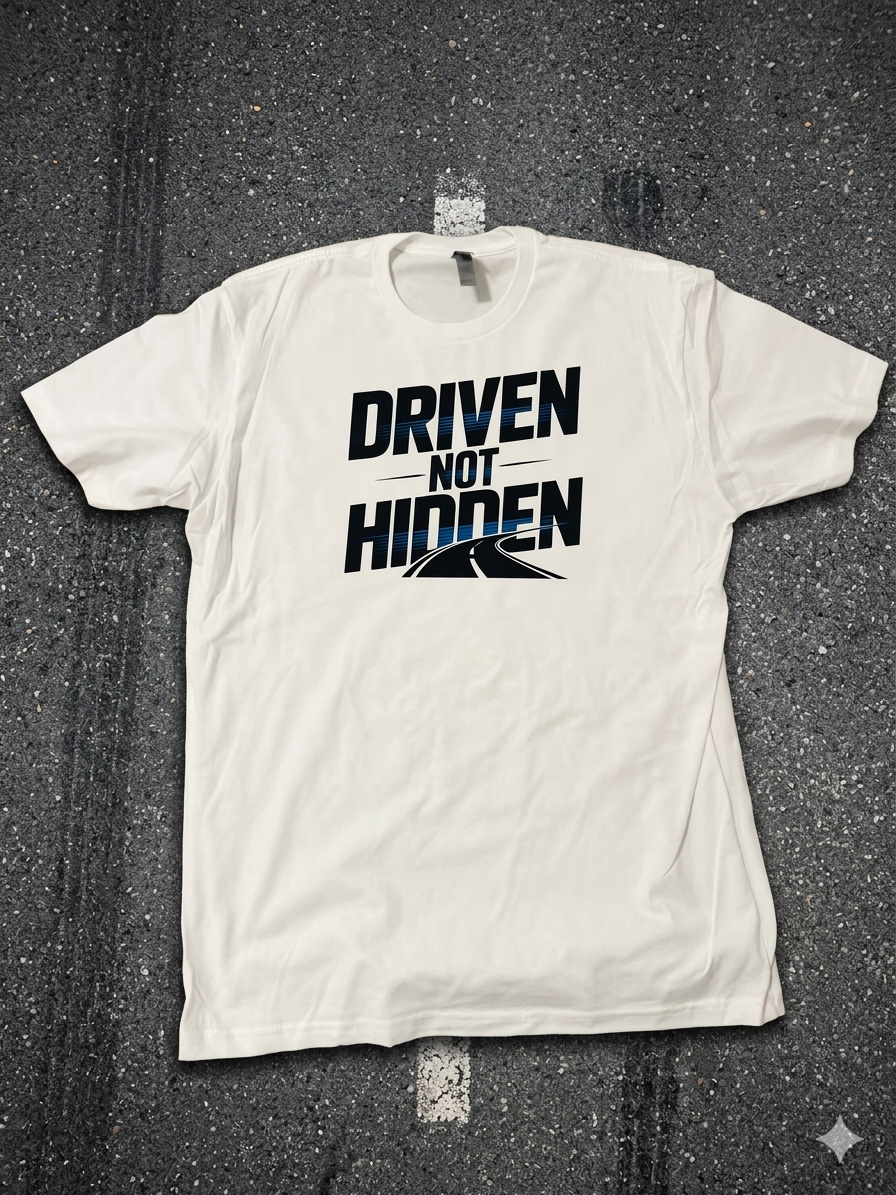 Driven Not Hidden T-Shirt 1