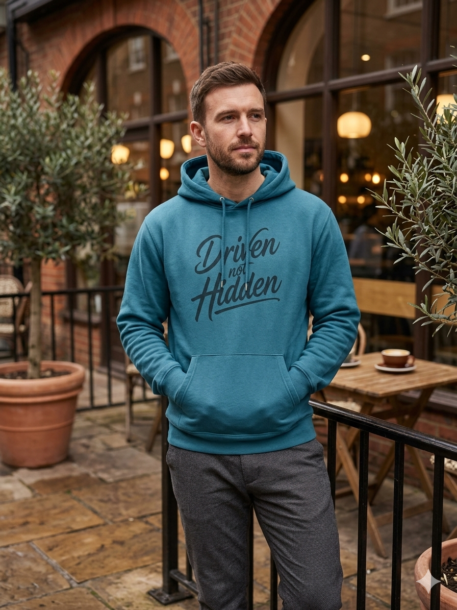 Driven Not Hidden Hoodie 100% Cotton Unisex