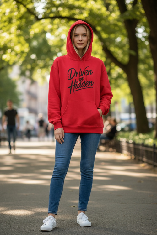 Driven Not Hidden Hoodie 100% Cotton Unisex